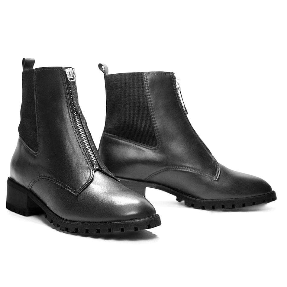 Vinci Shoes Mily Black Boots