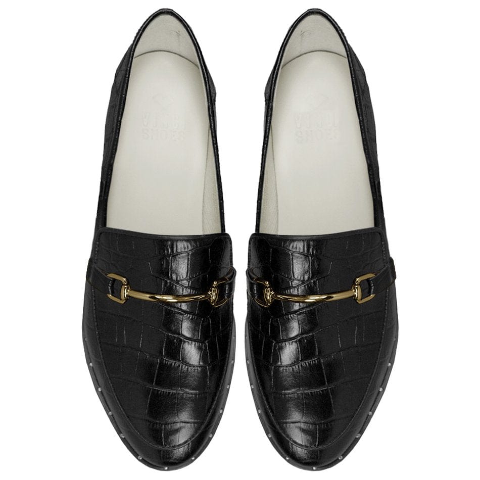 Vinci Shoes Berlin Black Classic Loafers