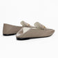 Vinci Shoes Pietra Greige Classic Loafers