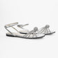 Vinci Shoes Teresa Silver Sandals
