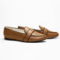 Vinci Shoes Carina Camel Loafers