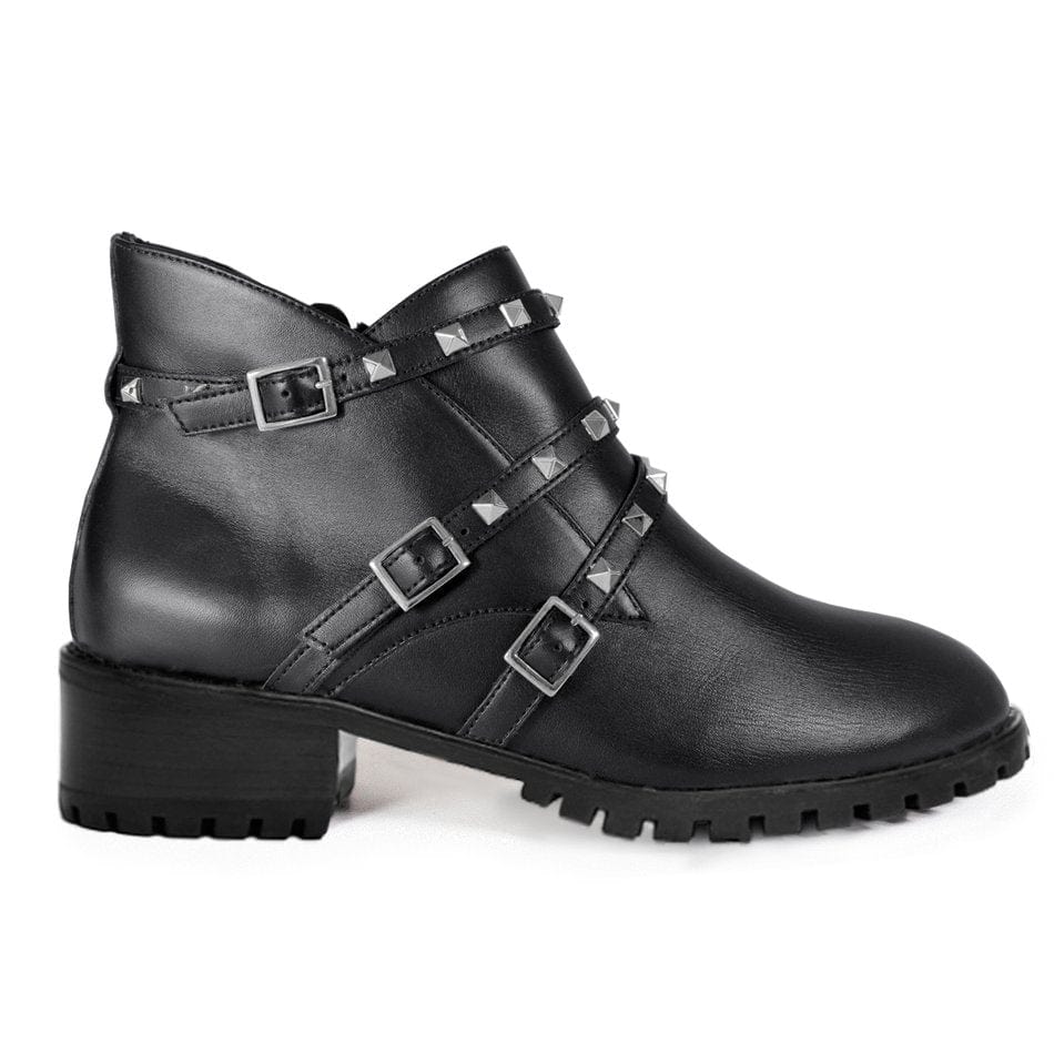 Vinci Shoes Gabi Black Boots