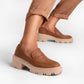 Vinci Shoes Dara Camel Loafers