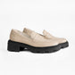 Vinci Shoes Dara Beige Loafers