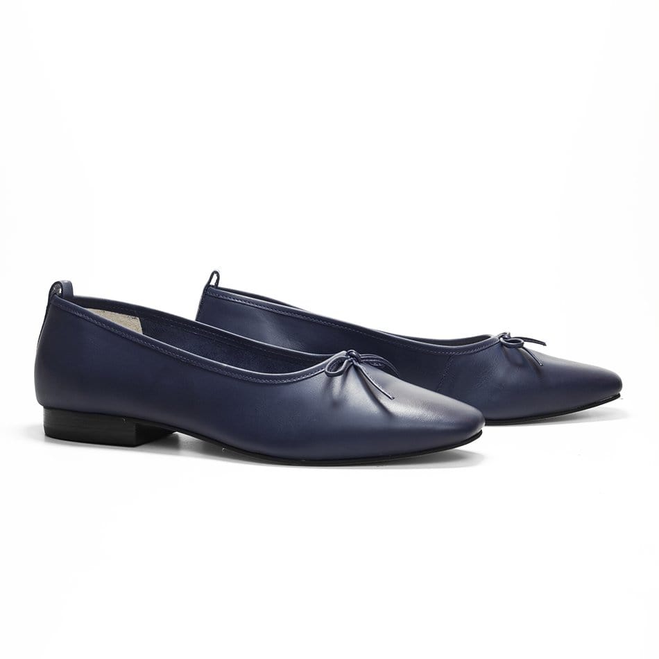 Navy blue hot sale ballerinas