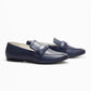 Vinci Shoes Cartagena Navy Blue Loafers