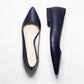Vinci Shoes Lara Navy Blue Ballerinas