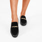 Vinci Shoes Adriana Black Loafers