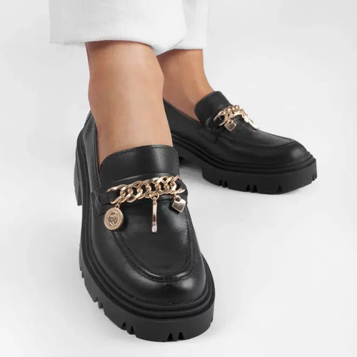 Maite Black Loafers
