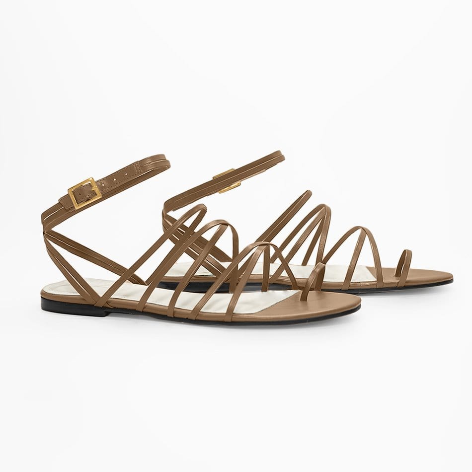 Vinci Shoes Hawaii Camel Sandals