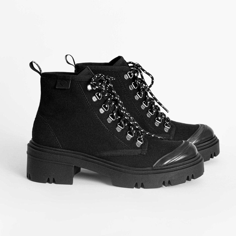 Vinci Shoes Alex Full Black Hiking Boots