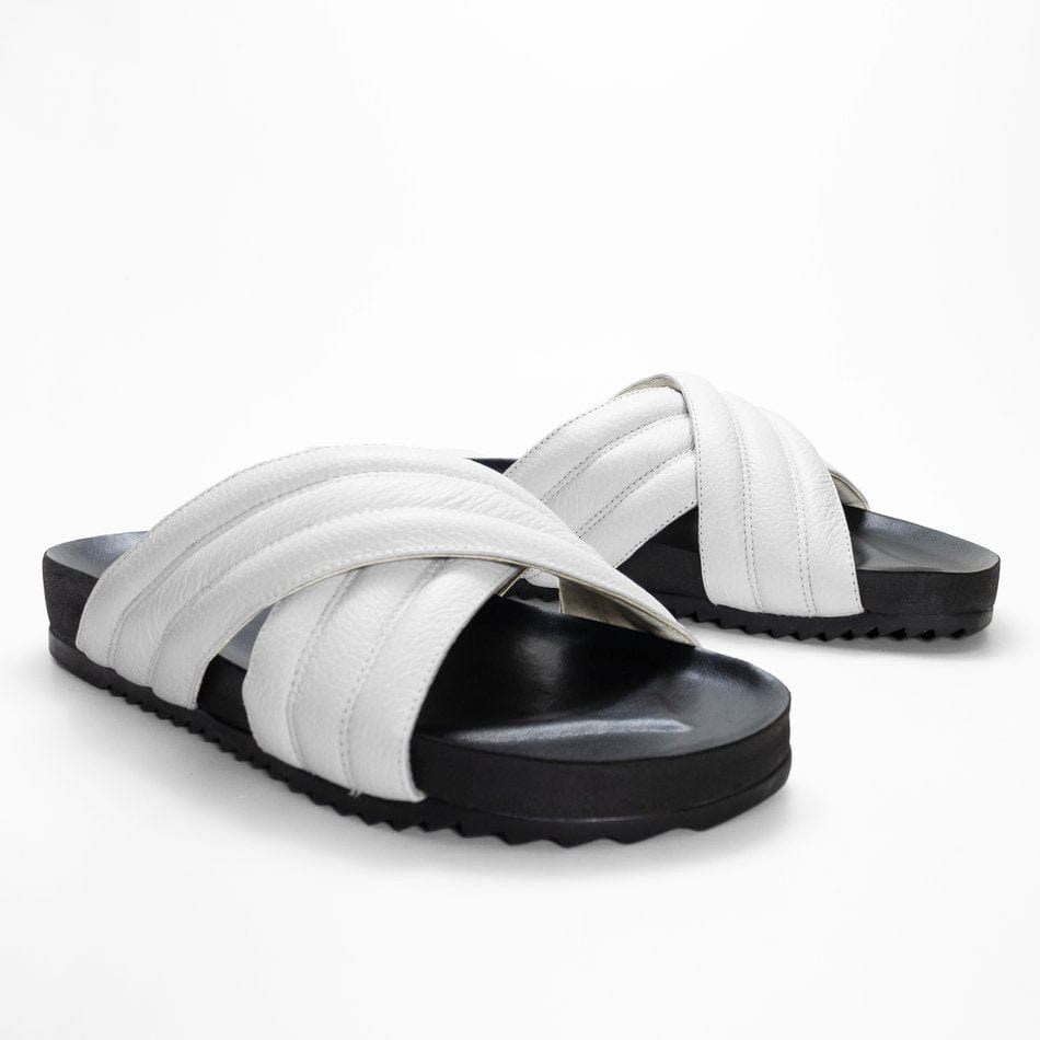 Vinci Shoes 7 [SALE]Sandy White Sandals