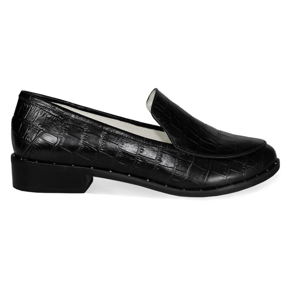 Black Loafers Vinci Shoes