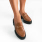 Vinci Shoes Angelica Camel Loafers