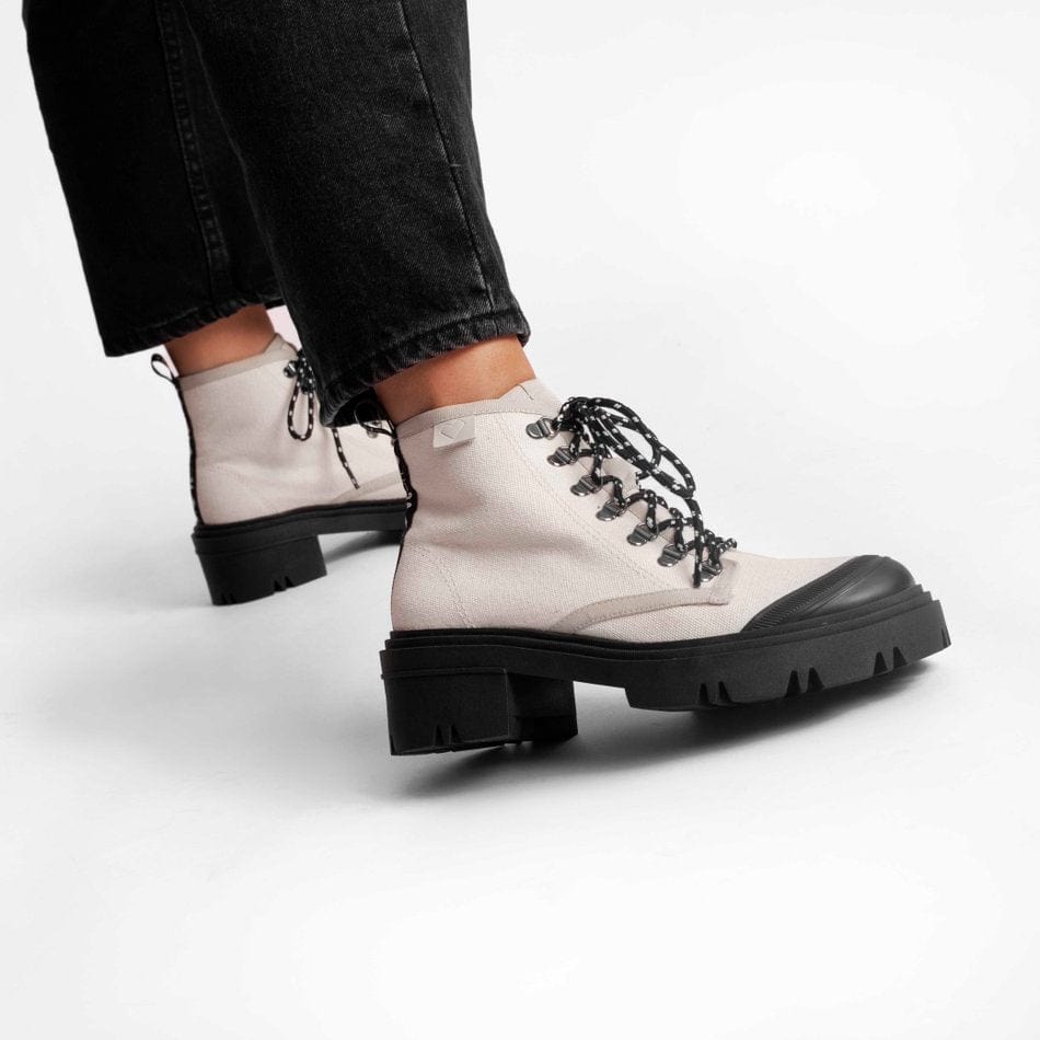 Vinci Shoes Alex Natural Black Hiking Boots