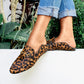 Vinci Shoes Boston Animal Print Loafers