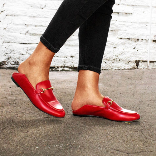 Boston red Loafers