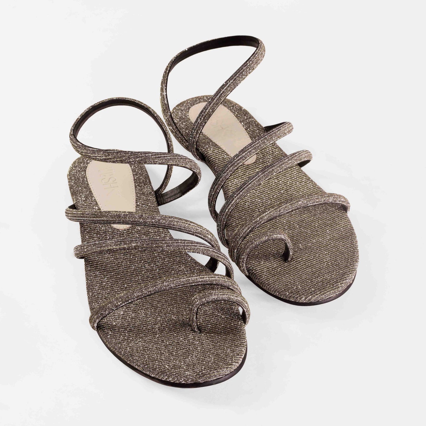 Vinci Shoes Alana Metallic Sandals