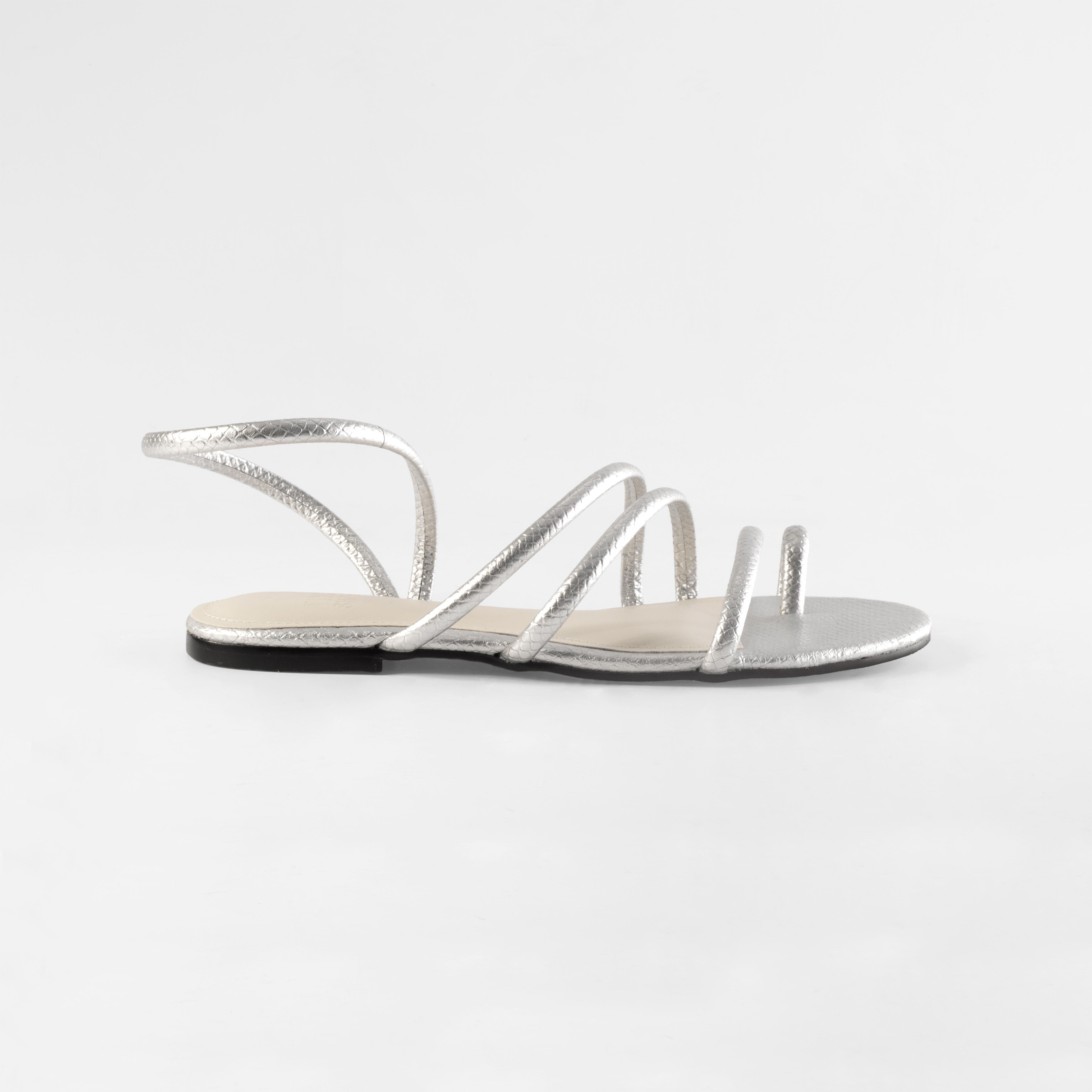 Buy online Women White T-strap Sandal from flats for Women by W for ₹1160  at 42% off | 2024 Limeroad.com