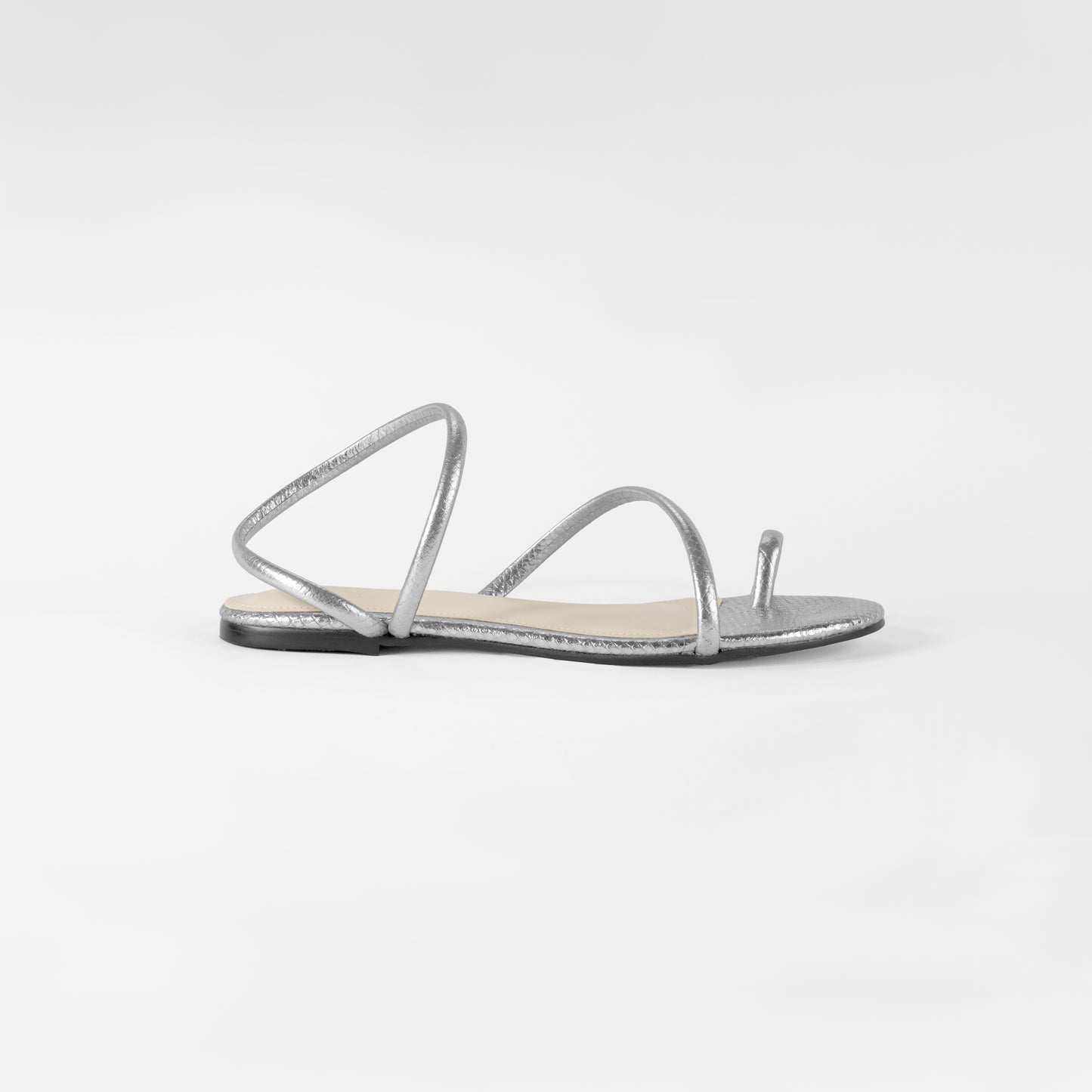 Antonella Silver Sandals