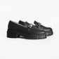 Vinci Shoes Emilia Black Loafers