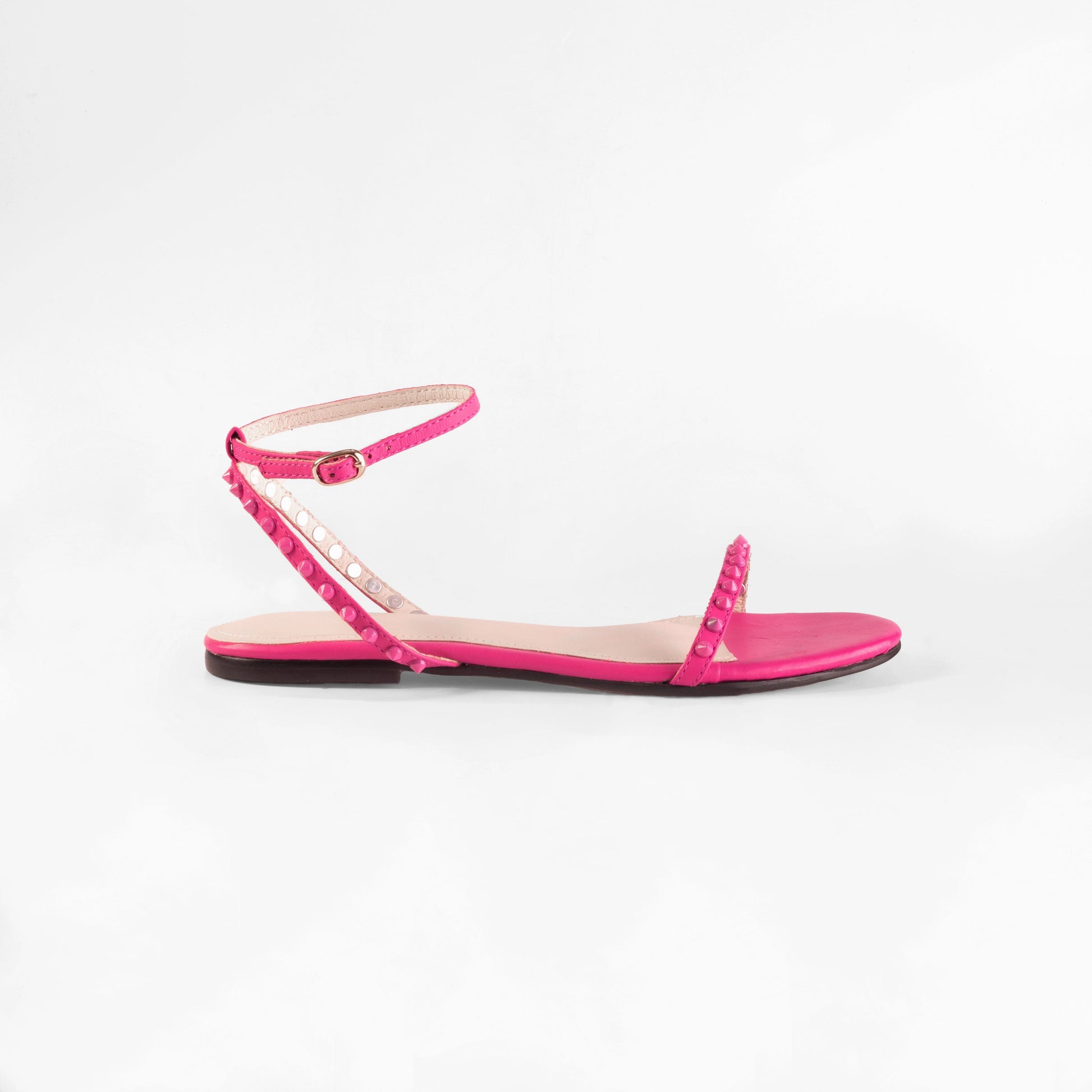 Vinci Shoes Fran Hot Pink Sandals