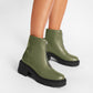 Nebraska Military Green Boots