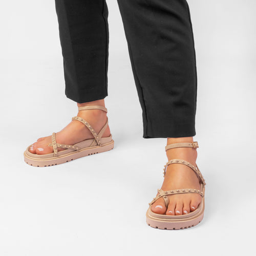 Thaina Beige Sandals