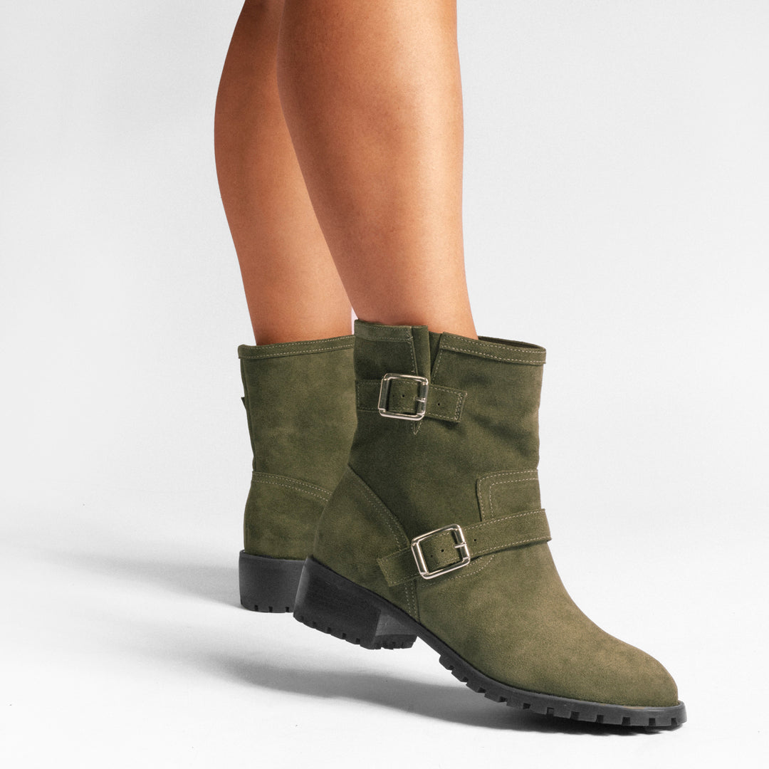 Turner Olive Green Boots