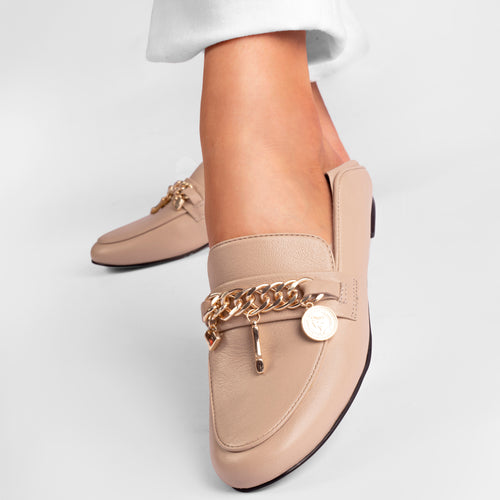 Veronica Beige Loafer