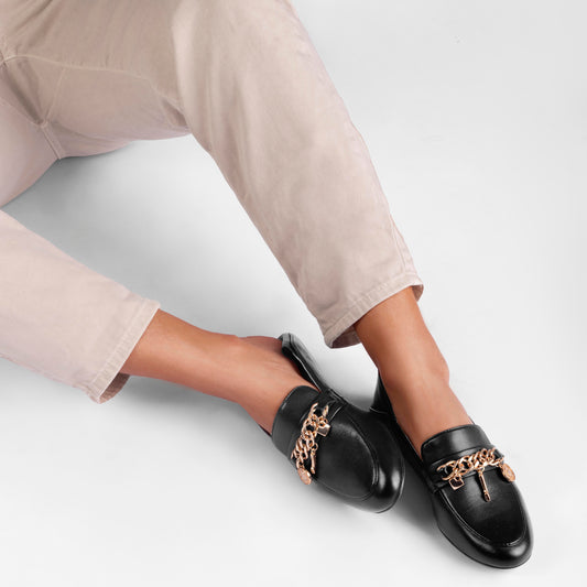 Veronica Black Loafer