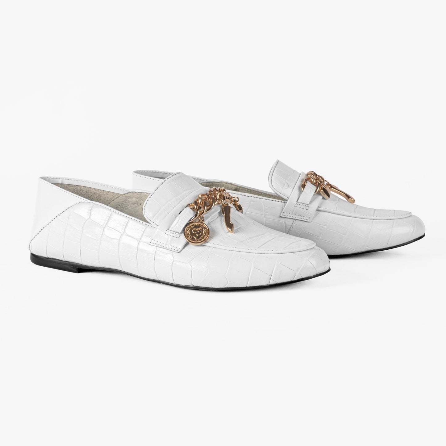 Veronica White Loafer
