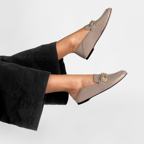 Veronica Greige Loafer