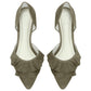 Vinci Shoes Plie Taupe Ballerinas