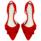 Vinci Shoes Plie Red Ballerinas