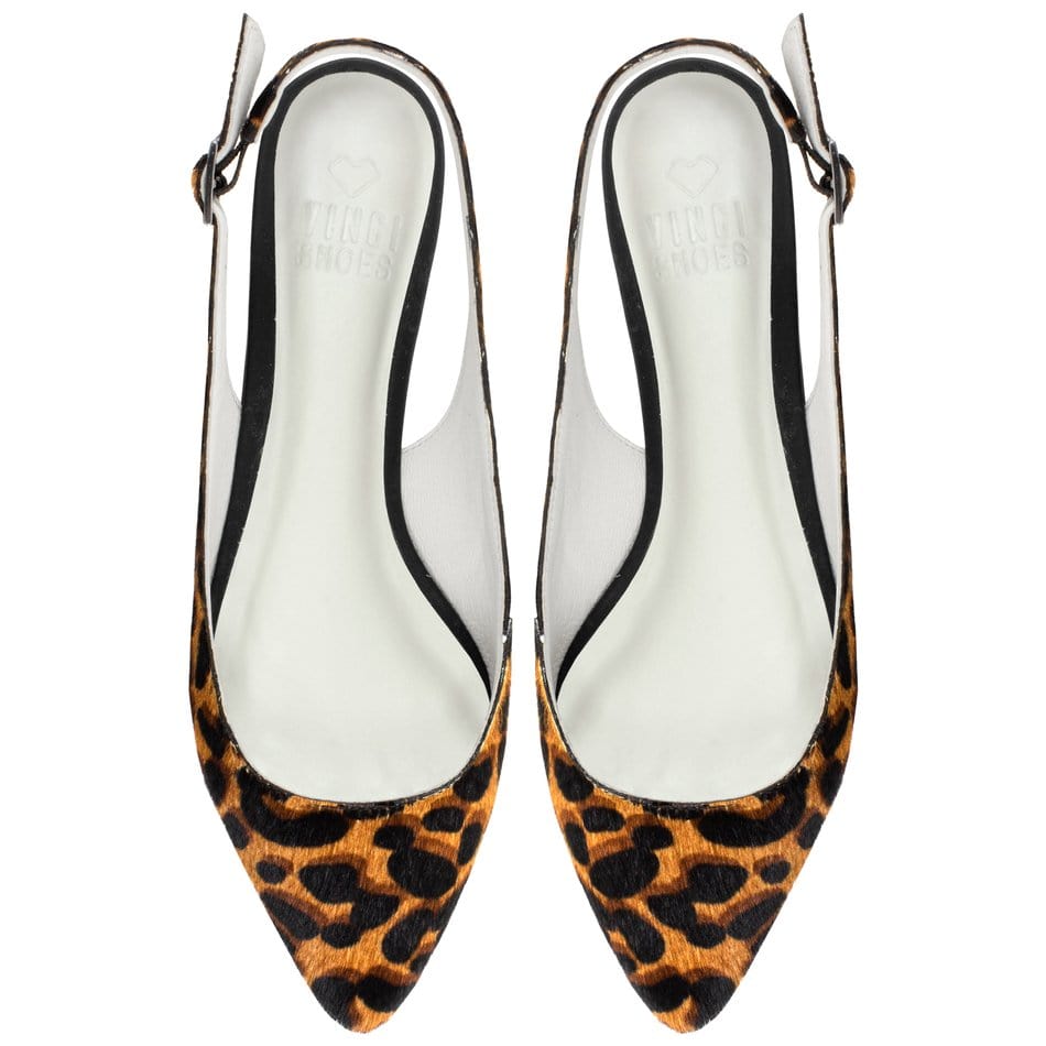 Gabrielle Animal Print Ballerinas