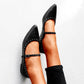 Vinci Shoes Cristy Black Ballerinas