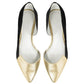 Vinci Shoes Yasmin Gold Ballerinas