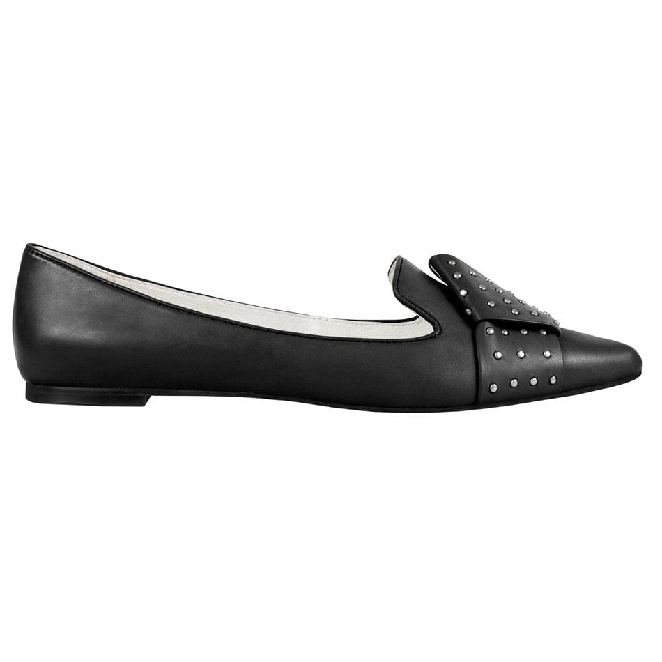 Vinci Shoes Carmela Black Ballerinas