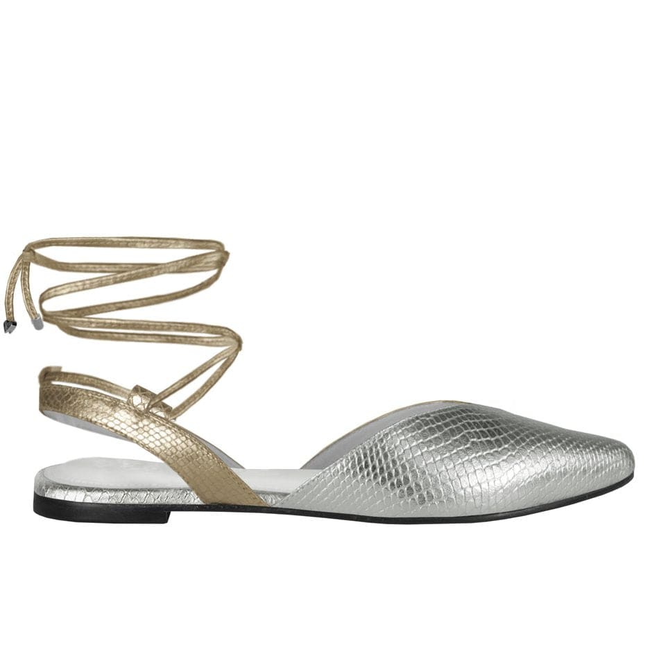 Monalisa Metallic Ballerinas – Vinci Shoes