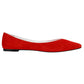 Vinci Shoes Candice Red Ballerinas