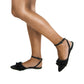 Vinci Shoes Tutu Black Ballerinas