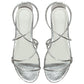 Vinci Shoes Cicy Silver Sandals