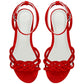 Vinci Shoes Fefa Red Sandals