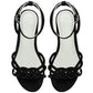 Vinci Shoes Fefa Black Sandals