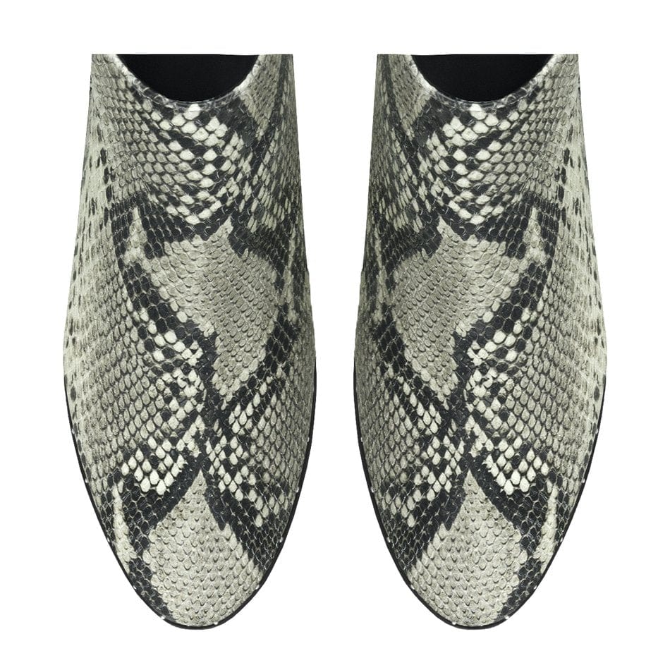 Vinci Shoes Luana Snake Print Boots