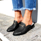 Vinci Shoes Stefanie Black Mules
