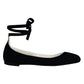 Vinci Shoes Black Ballerinas