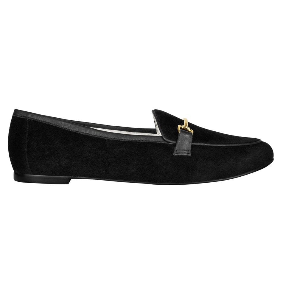 Vinci Shoes Isa Black Loafers